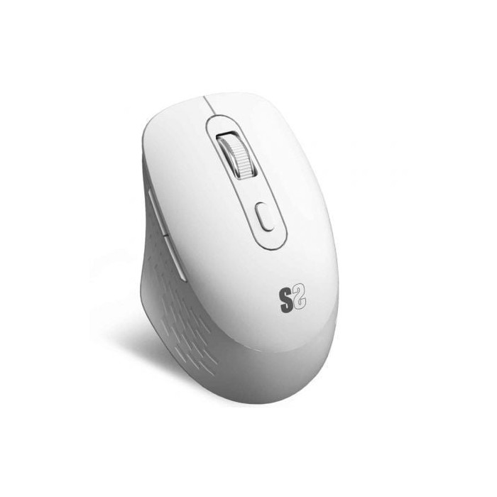 Ratón Ergonómico Inalámbrico Subblim Curve Ergo Dual Battery/ Batería recargable/ Hasta 1600 DPI/ Blanco | Ratones