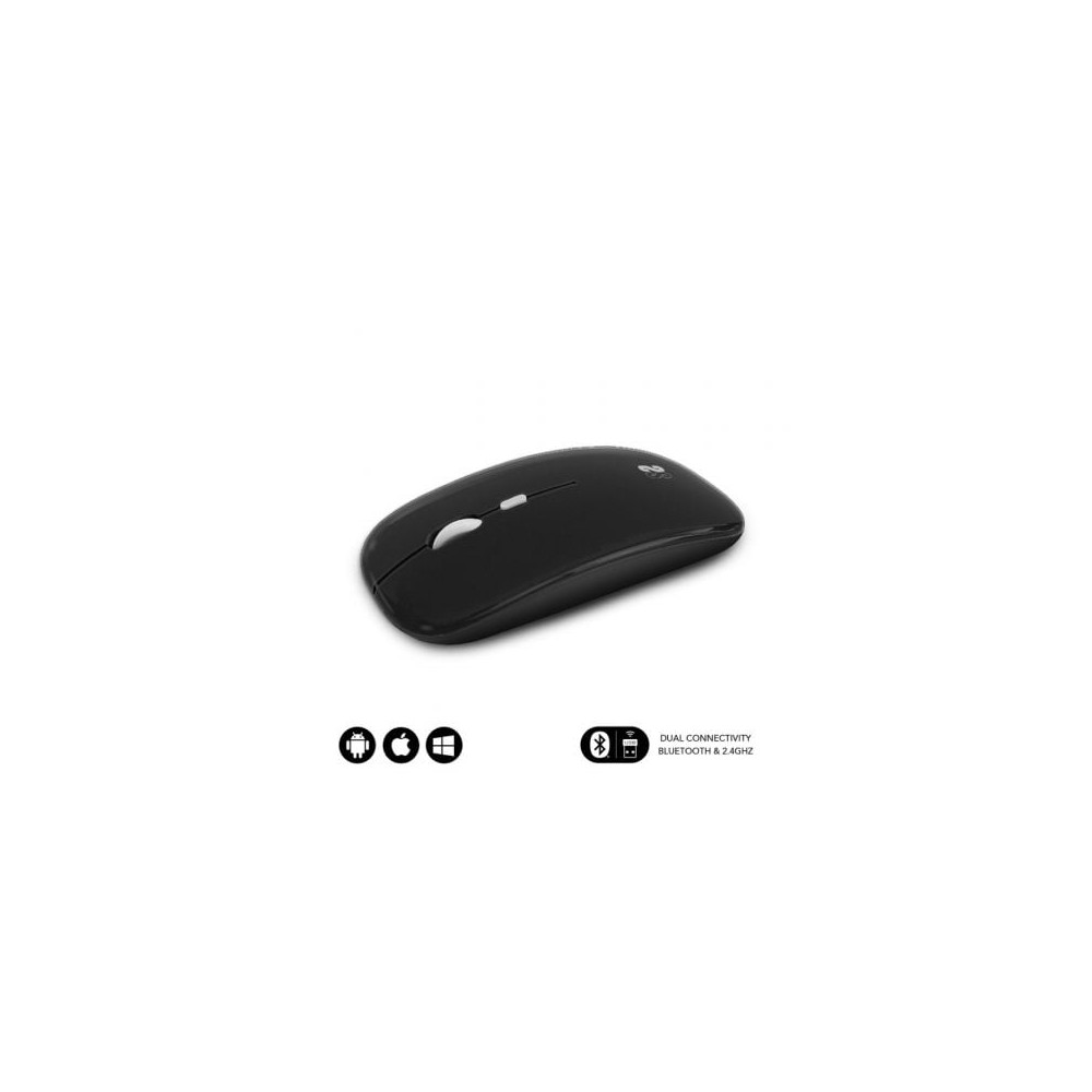 Ratón Inalámbrico Subblim Dual Flat/ Batería recargable/ Hasta 1600 DPI | Ratones