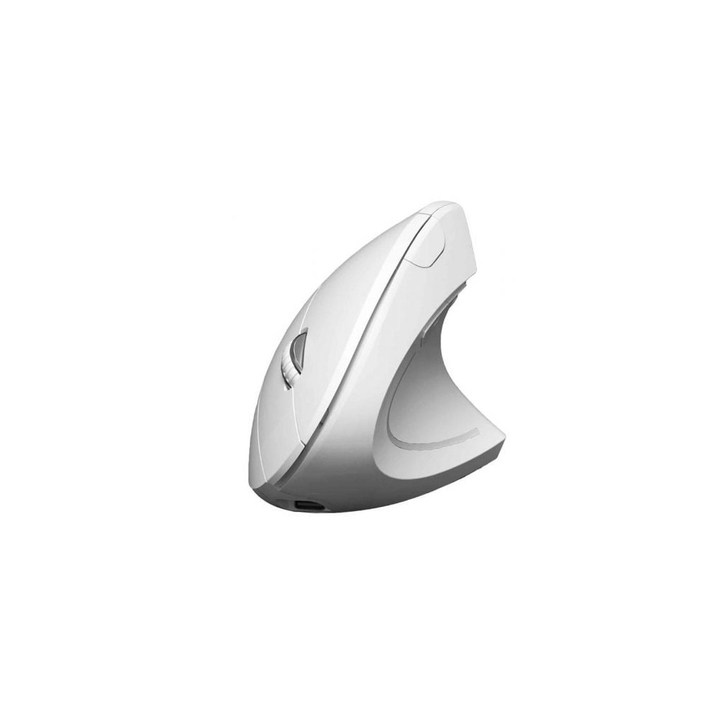 Ratón Vertical Inalámbrico Subblim Glide Vertical Ergo Dual Battery/ Batería Recargable/ Hasta 1600 DPI/ Blanco | Ratones