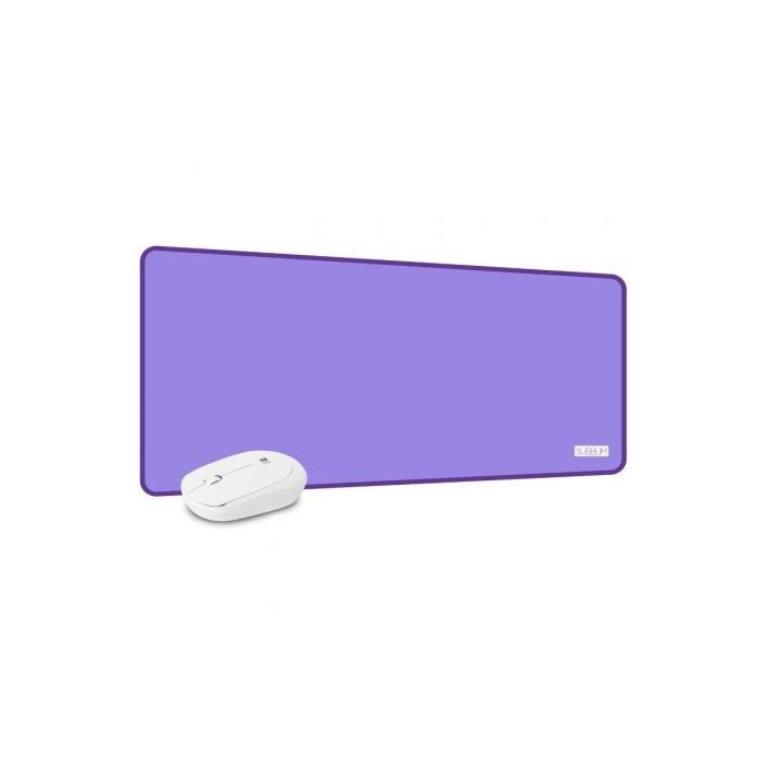 Set Ratón Inalámbrico y Alfombrilla Subblim Harmony Purple/ Hasta 1200 DPI | Ratones
