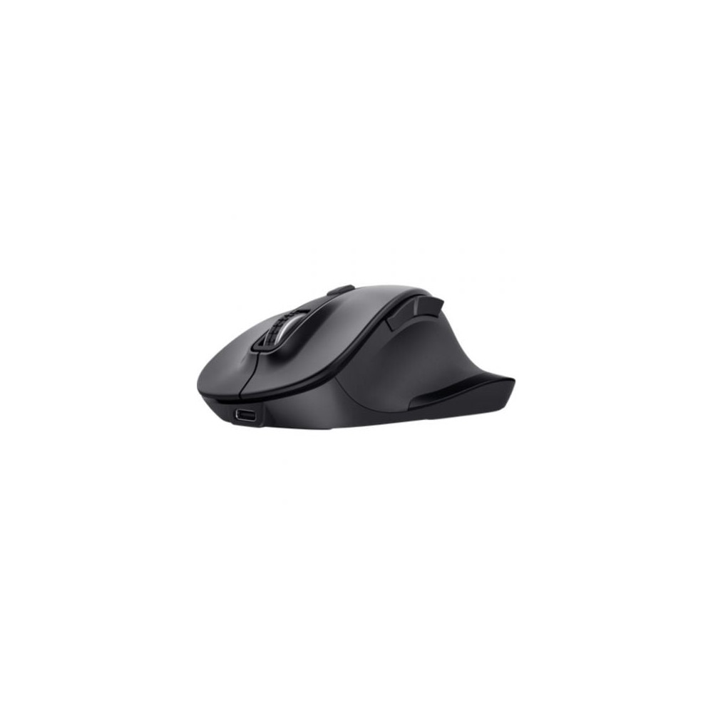 Ratón Ergonómico Inalámbrico Trust Fyda Multidispositivo/ Batería recargable/ Hasta 2400 DPI | Ratones
