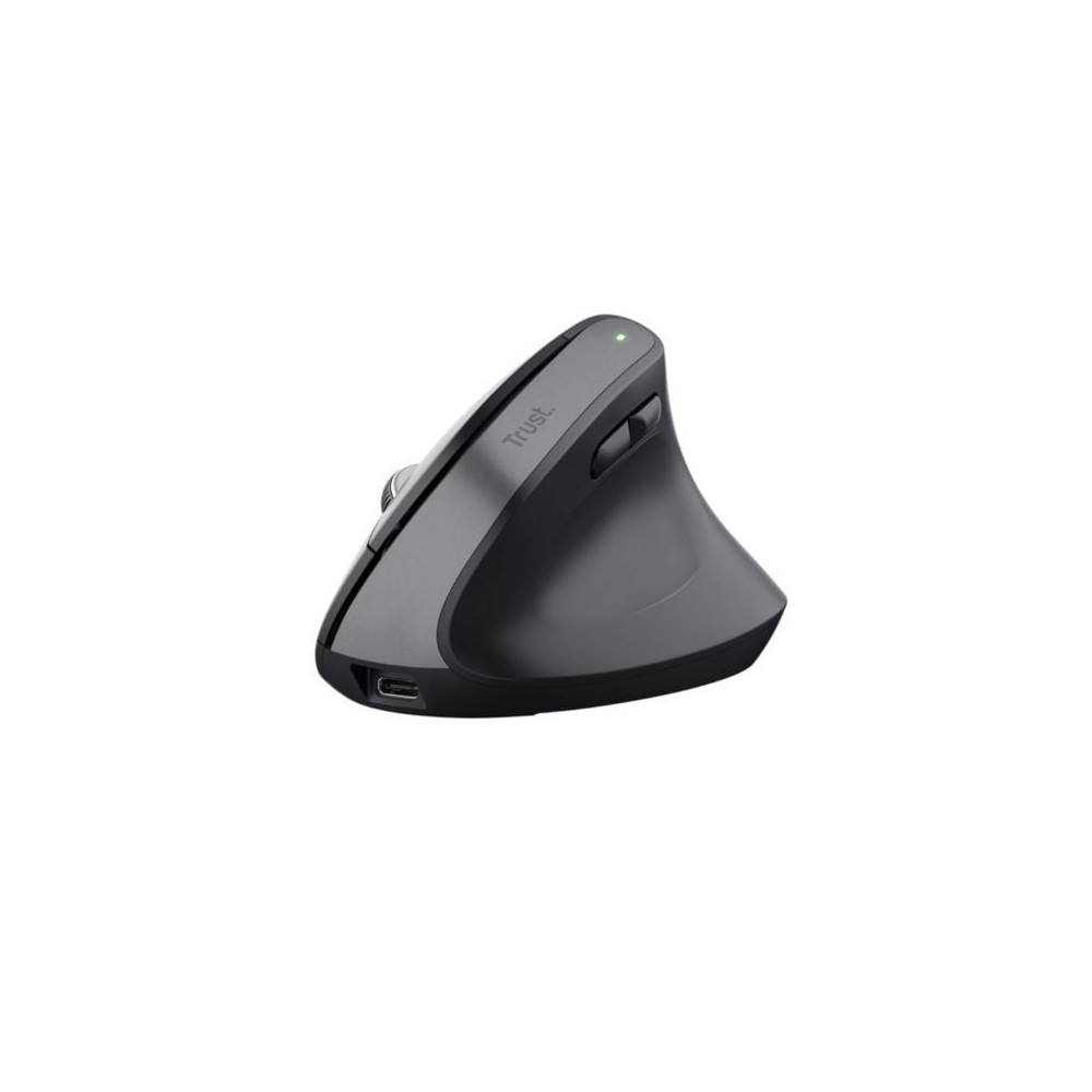 Ratón Vertical Inalámbrico Trust Bayo+/ Batería Recargable/ Hasta 2400 DPI | Ratones