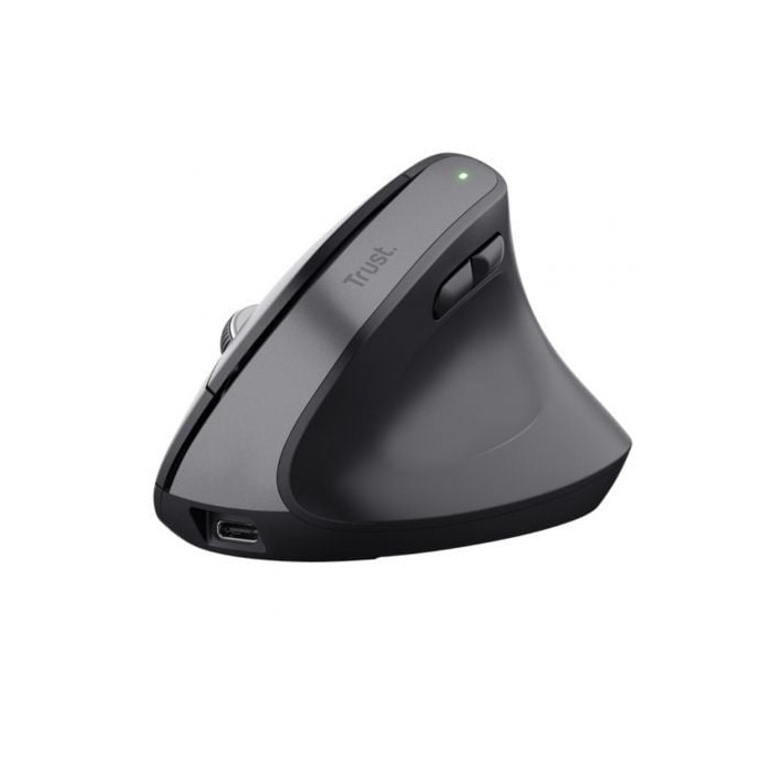 Ratón Vertical Inalámbrico Trust Bayo+/ Batería Recargable/ Hasta 2400 DPI | Ratones