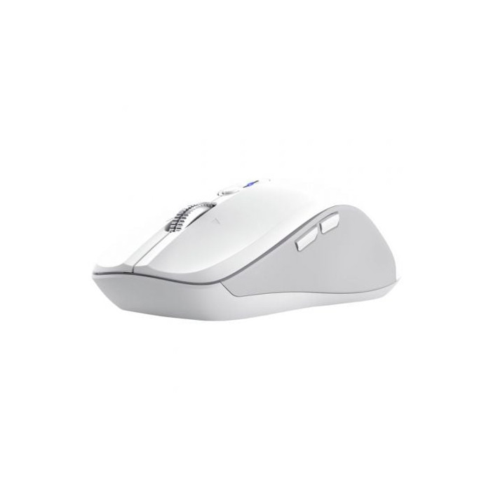 Ratón Ergonómico Inalámbrico Trust Ferro/ Hasta 3200 DPI/ Blanco | Ratones
