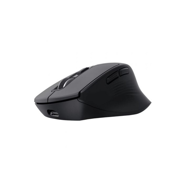 Ratón Inalámbrico Trust Niven Confort 26021/ Batería  recargable/ Hasta 3200 DPI/ Negro | Ratones