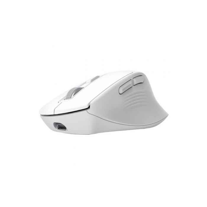 Ratón Inalámbrico Trust Niven Confort 26022/ Batería recargable/ Hasta 3200 DPI/ Blanco | Ratones