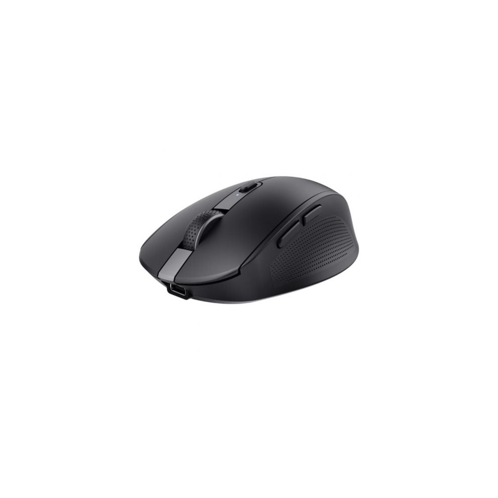 Ratón Inalámbrico Trust Ozaa Compact Wireless/ Batería recargable/ Hasta 3200 DPI/ Negro | Ratones