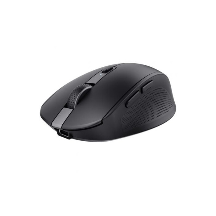 Ratón Inalámbrico Trust Ozaa Compact Wireless/ Batería recargable/ Hasta 3200 DPI/ Negro | Ratones