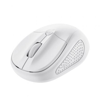 Ratón Mini Inalámbrico Trust Primo/ Hasta 1600 DPI/ Blanco mate | Ratones
