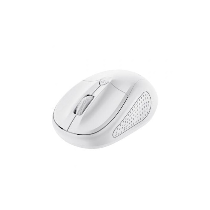 Ratón Mini Inalámbrico Trust Primo/ Hasta 1600 DPI/ Blanco mate | Ratones