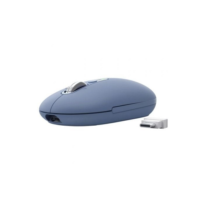 Ratón Inalámbrico Trust Seron 26020/ Batería recargable/ Hasta 3200 DPI/ Azul | Ratones