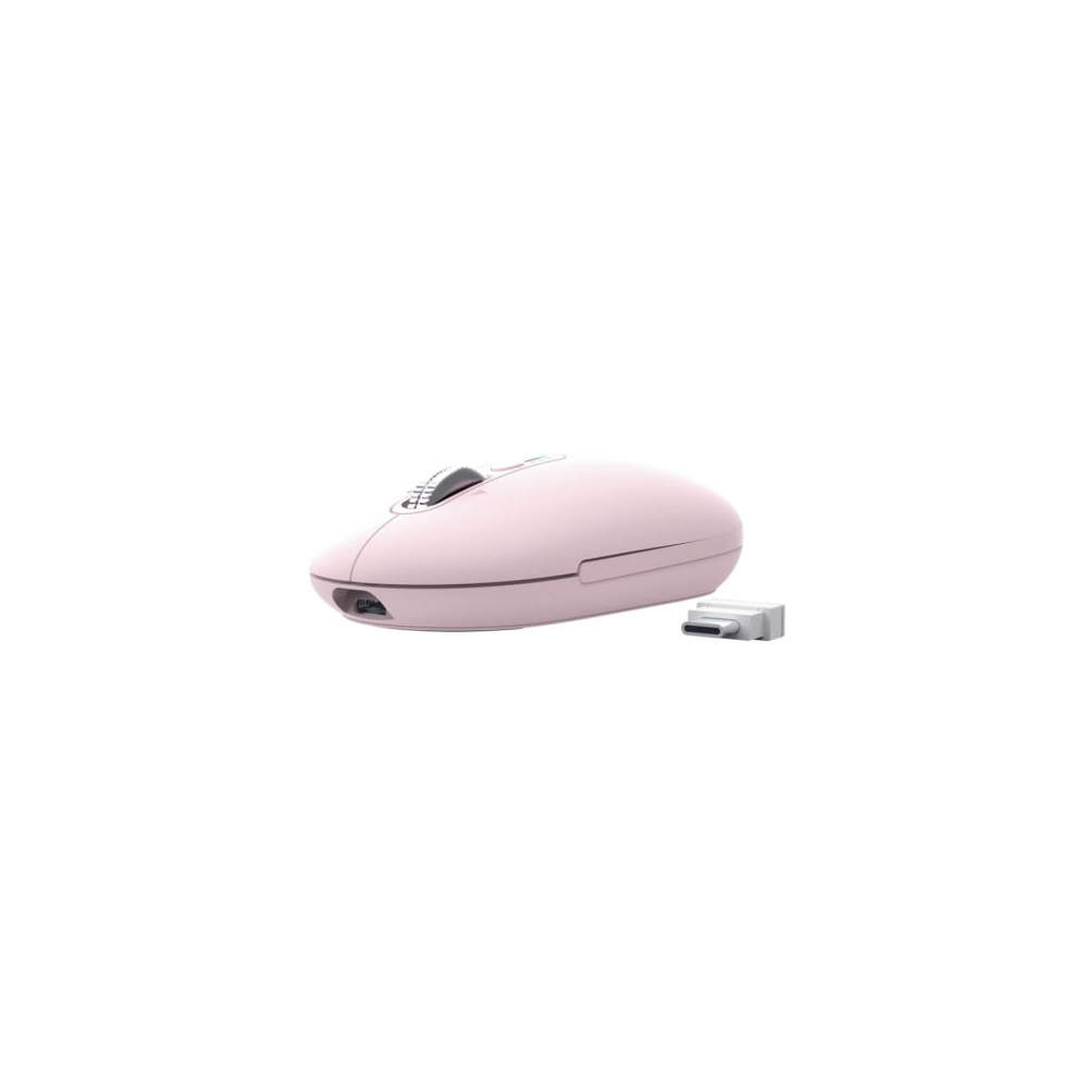 Ratón Inalámbrico Trust Seron 26206/ Batería recargable/ Hasta 3200 DPI/ Rosa | Ratones