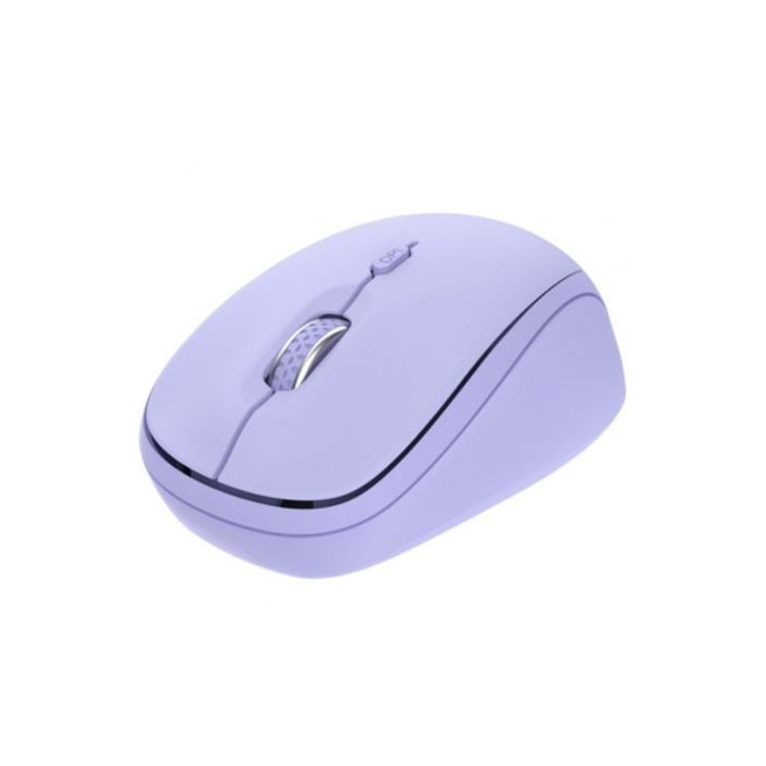 Ratón Mini Inalámbrico Trust Yvi+ Multidispositivo/ Hasta 1600 DPI/ Púrpura | Ratones