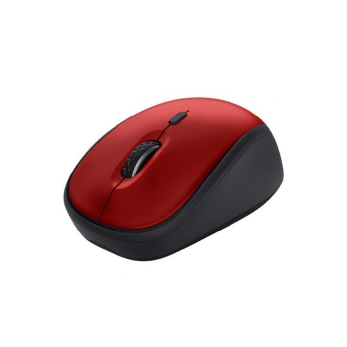 Ratón Mini Inalámbrico Trust Yvi+ Silent/ Hasta 1600 DPI/ Rojo | Ratones