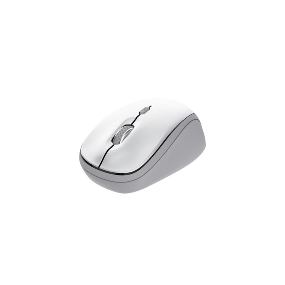 Ratón Mini Inalámbrico Trust Yvi+ Multidispositivo/ Hasta 1600 DPI/ Blanco | Ratones