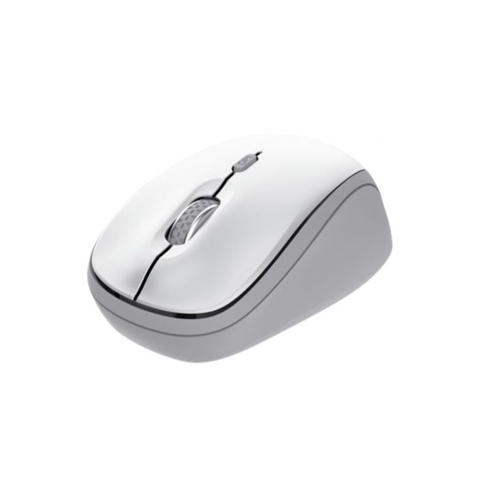Ratón Mini Inalámbrico Trust Yvi+ Multidispositivo/ Hasta 1600 DPI/ Blanco | Ratones