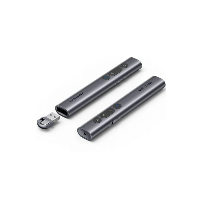 Presentador Inalámbrico Vention KQIH0/ 2.4GHz/ Gris | Presentadores