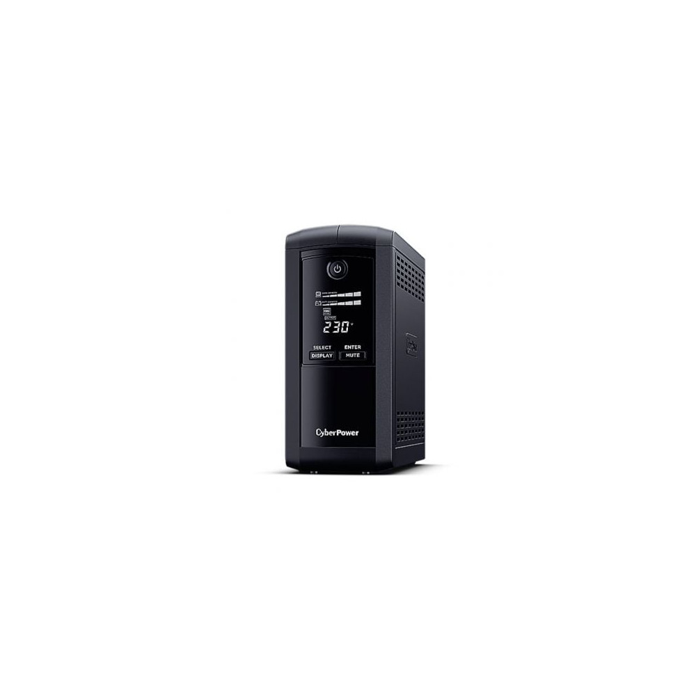 SAI Línea Interactiva Cyberpower VP1000ELCD/ 1000VA-550W/ 4 Salidas/ Formato Torre | SAI