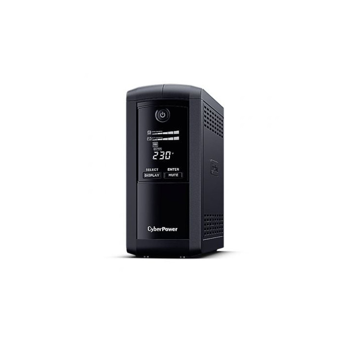 SAI Línea Interactiva Cyberpower VP1000ELCD/ 1000VA-550W/ 4 Salidas/ Formato Torre | SAI