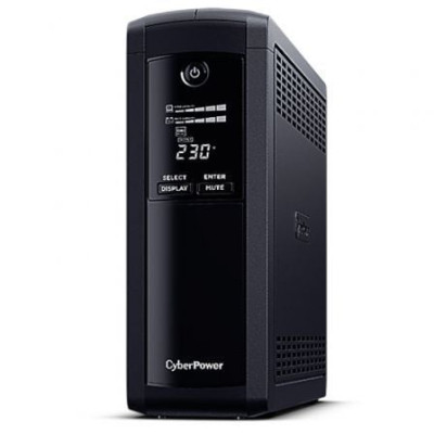 SAI Línea Interactiva Cyberpower VP1600ELCD/ 1600VA-960W/ 5 Salidas/ Formato Torre | SAI