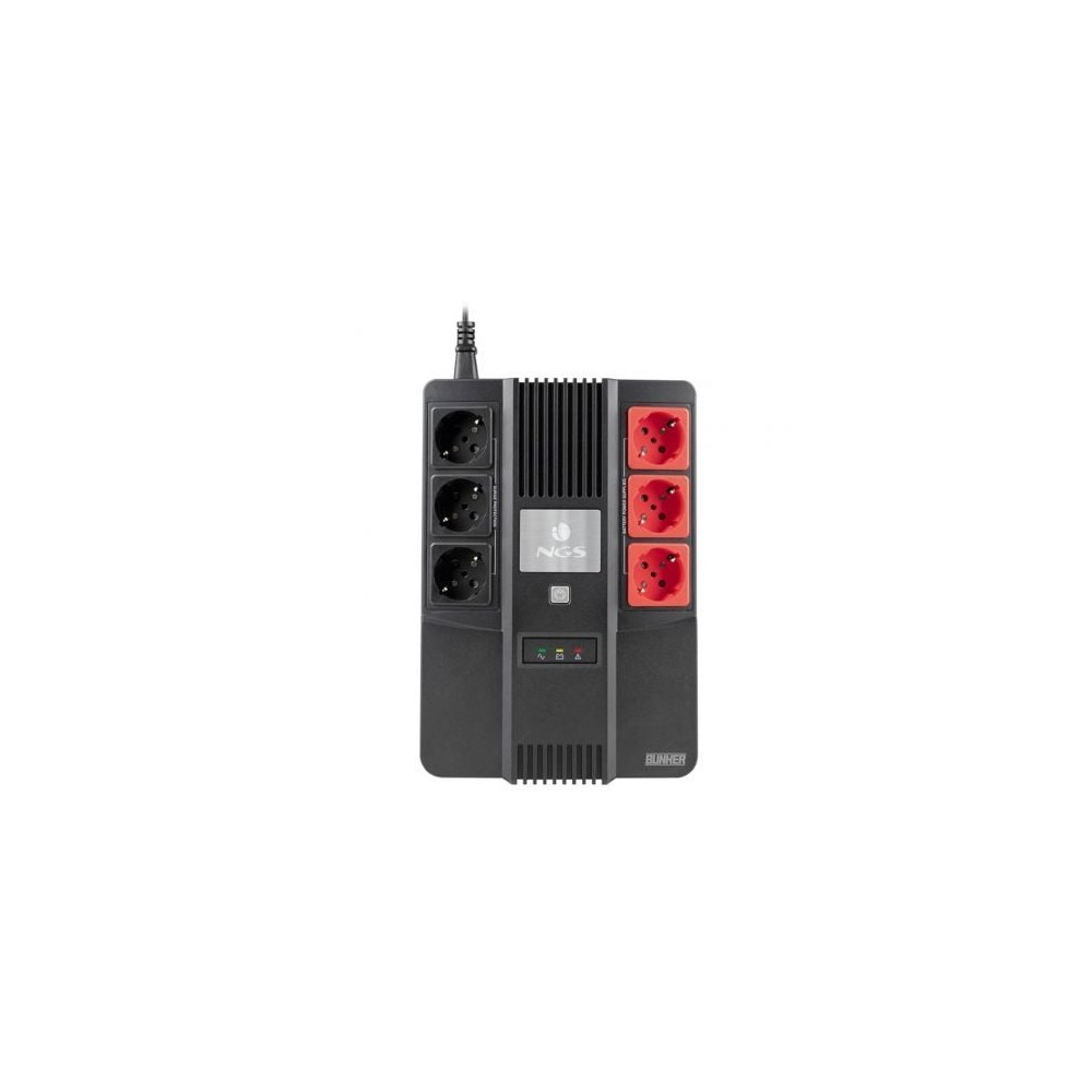 SAI Offline NGS Fortress Bunker/ 600VA-360W/ 6 Salidas/ Formato Bloque | SAI
