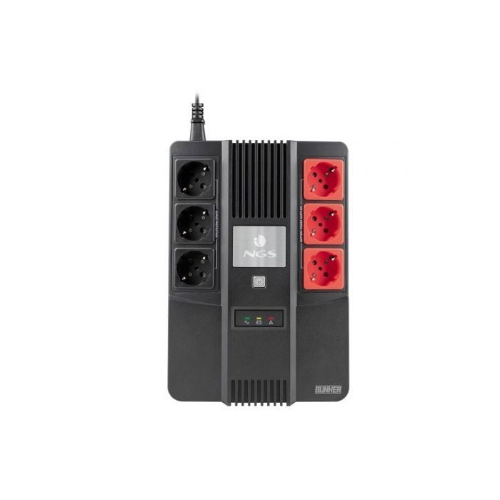 SAI Offline NGS Fortress Bunker/ 600VA-360W/ 6 Salidas/ Formato Bloque | SAI