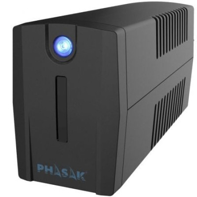 SAI Línea Interactiva Phasak Ottima 660 VA Interactive/ 660VA-360W/ 2 Salidas/ Formato Torre | SAI