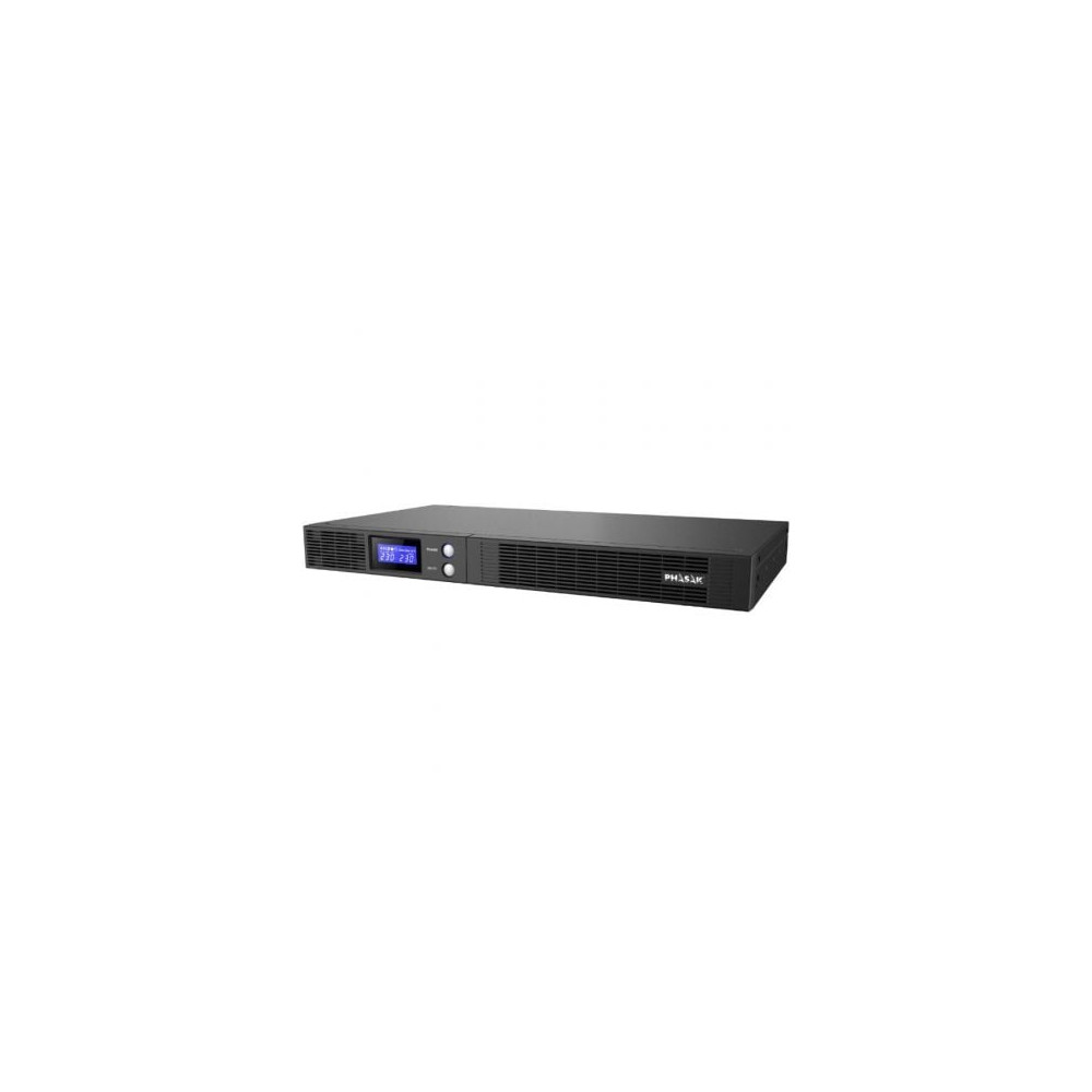 SAI Línea Interactiva Phasak Protekt Slim Rack/ 1500VA-900W/ 4 Salidas/ Formato Rack | SAI