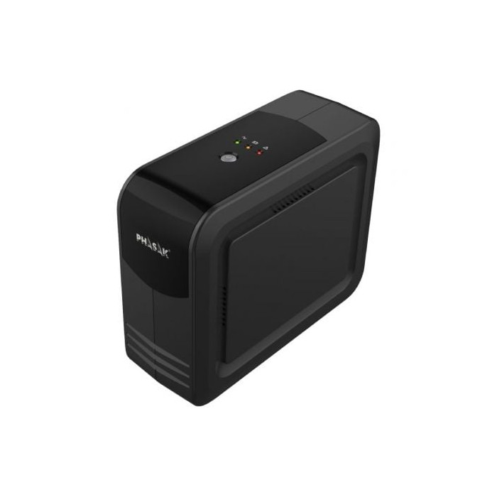 SAI Línea Interactiva Phasak Smart Lite 750 VA/ 750VA-450W/ 3 Salidas/ Formato Torre | SAI