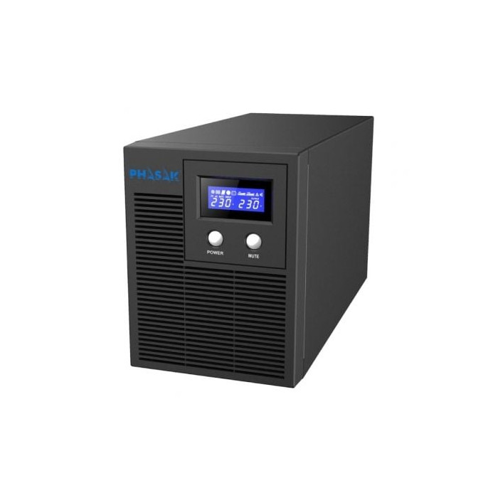 SAI Línea Interactiva Phasak Protekt 2160 VA/ 2160VA-1400W/ 4 Salidas/ Formato Torre | SAI
