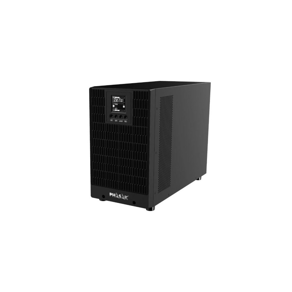 SAI Online Phasak 3000 VA Online LCD/ 3000VA-3000W/ 4 Salidas/ Formato Torre | SAI