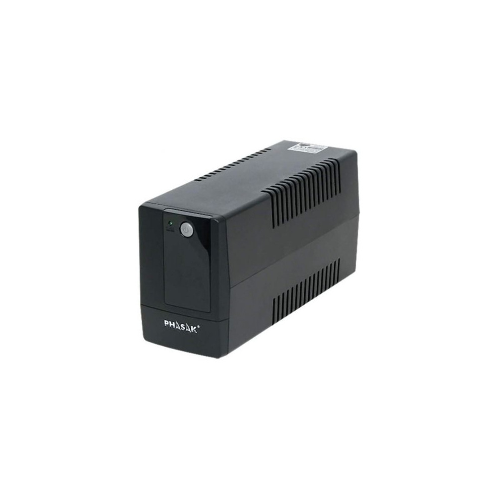 SAI Línea Interactiva Phasak Basic Interactive 600 VA/ 600VA-360W/ 2 Salidas/ Formato Torre | SAI