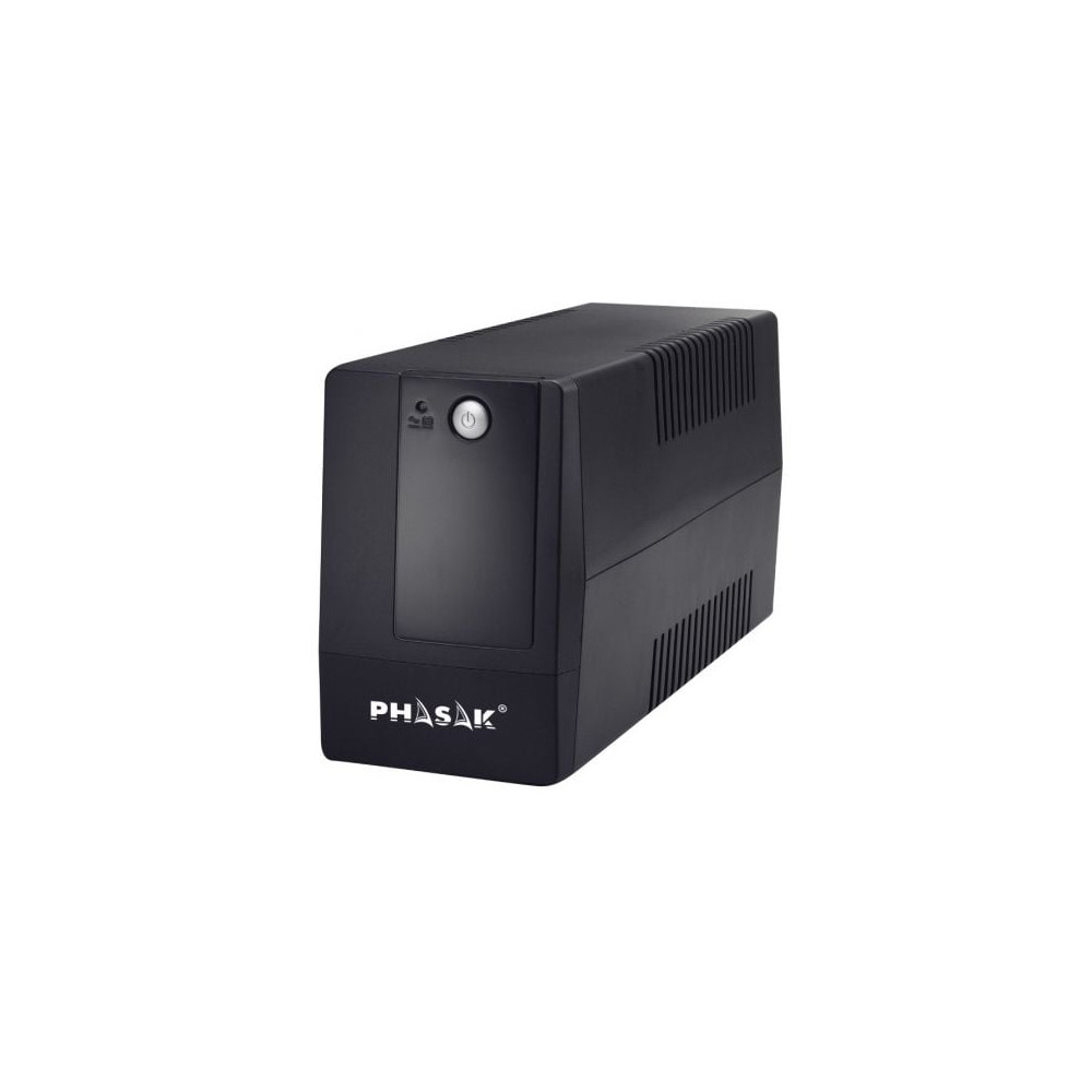 SAI Línea Interactiva Phasak Basic Interactive 800 VA/ 800VA-480W/ 2 Salidas/ Formato Torre | SAI