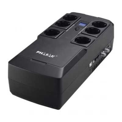 SAI Línea Interactiva Phasak Kryptos 800 VA/ 480W/ 6 Salidas/ Formato Bloque | SAI