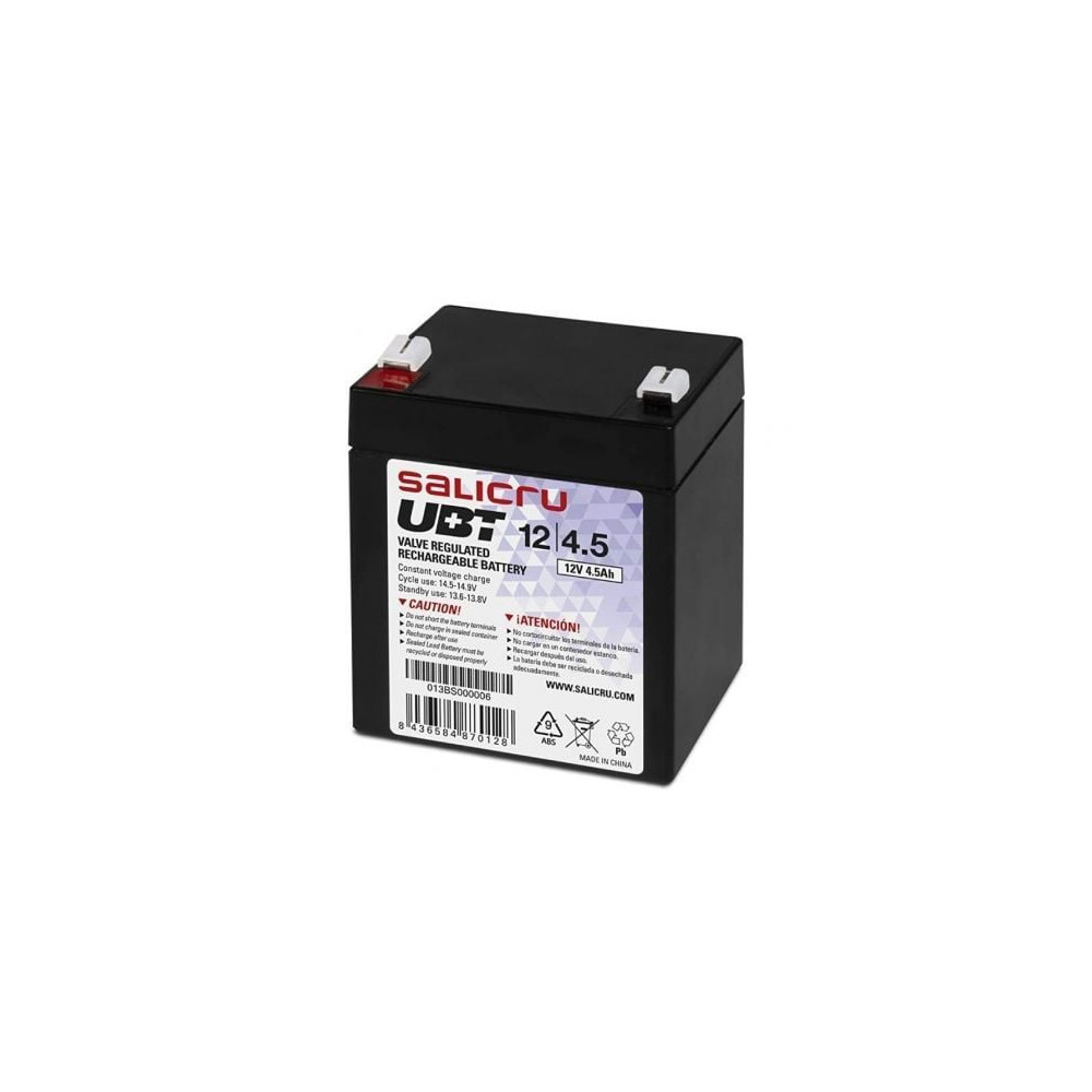 Batería Salicru UBT 12/4,5 compatible con SAI Salicru según especificaciones | Accesorios