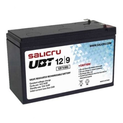Batería Salicru UBT 12/9 compatible con SAI Salicru según especificaciones | Accesorios