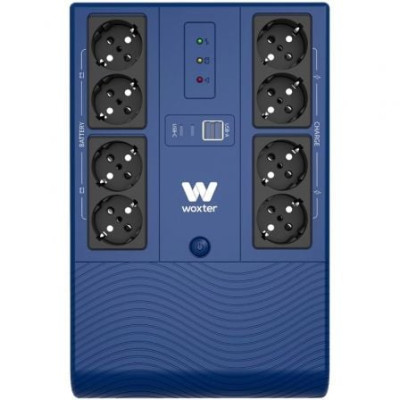 SAI Línea Interactiva Woxter Multibase UPS 800 VA/ 800VA-480W/ 8 Salidas/ Formato Torre | SAI