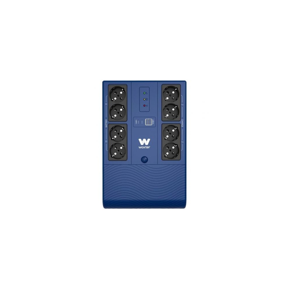 SAI Línea Interactiva Woxter Multibase UPS 800 VA/ 800VA-480W/ 8 Salidas/ Formato Torre | SAI