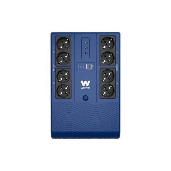 SAI Línea Interactiva Woxter Multibase UPS 1200 VA/ 1200VA-720W/ 8 Salidas/ Formato Torre | SAI