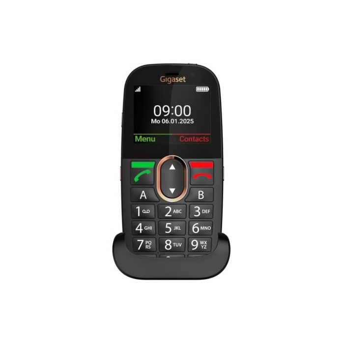 Teléfono Móvil Gigaset GL695 para Personas Mayores/ 4G/ Negro | Básicos