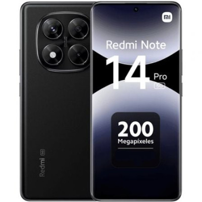 Smartphone Xiaomi Redmi Note 14 Pro 8GB/ 256GB/ 6.67'/ 5G/ Negro Medianoche | Smartphones