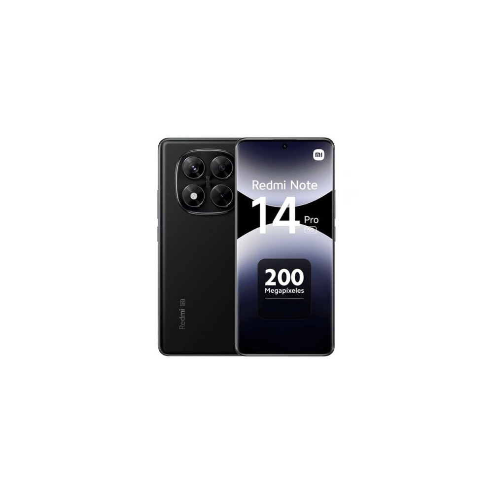 Smartphone Xiaomi Redmi Note 14 Pro 8GB/ 256GB/ 6.67'/ 5G/ Negro Medianoche | Smartphones