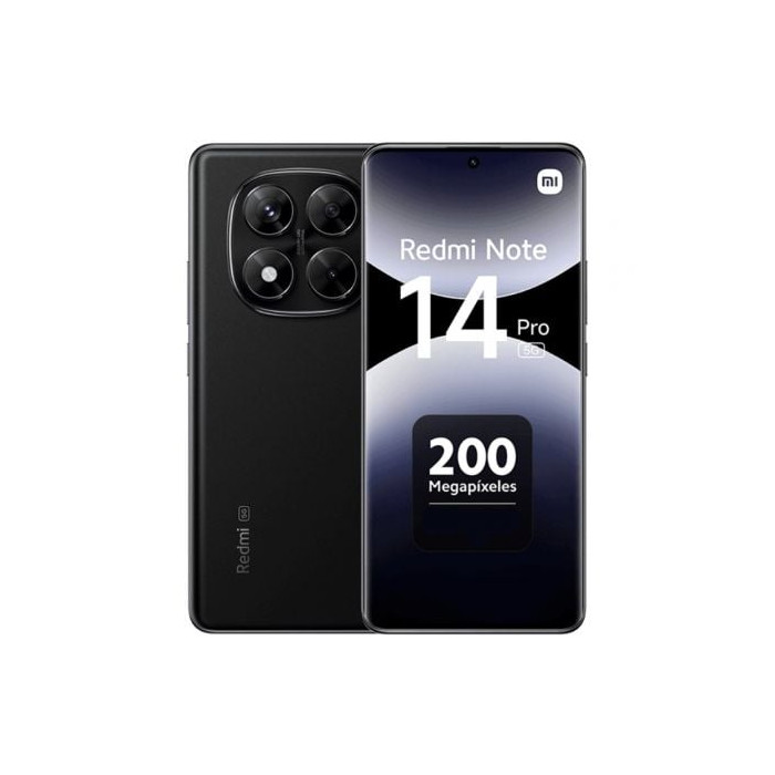 Smartphone Xiaomi Redmi Note 14 Pro 8GB/ 256GB/ 6.67'/ 5G/ Negro Medianoche | Smartphones