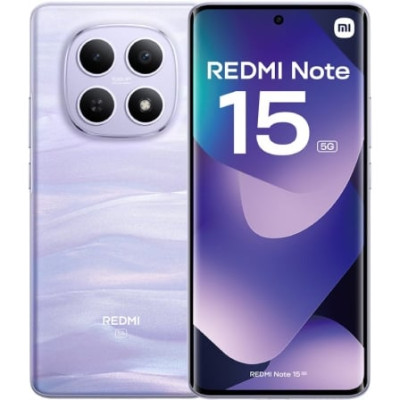 Smartphone Xiaomi Redmi Note 15 6GB/ 128GB/ 6.77'/ 5G/ Púrpura | Smartphones