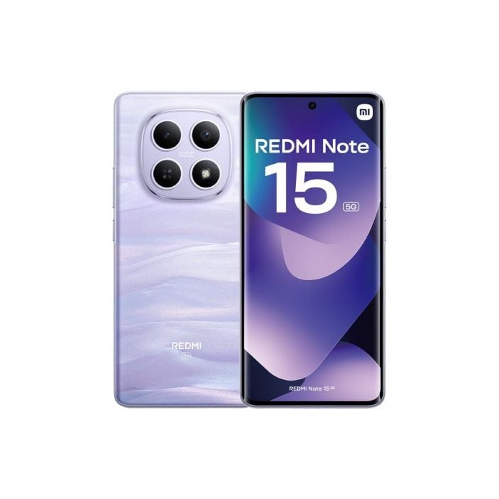 Smartphone Xiaomi Redmi Note 15 8GB/ 256GB/ 6.77'/ 5G/ Púrpura | Smartphones