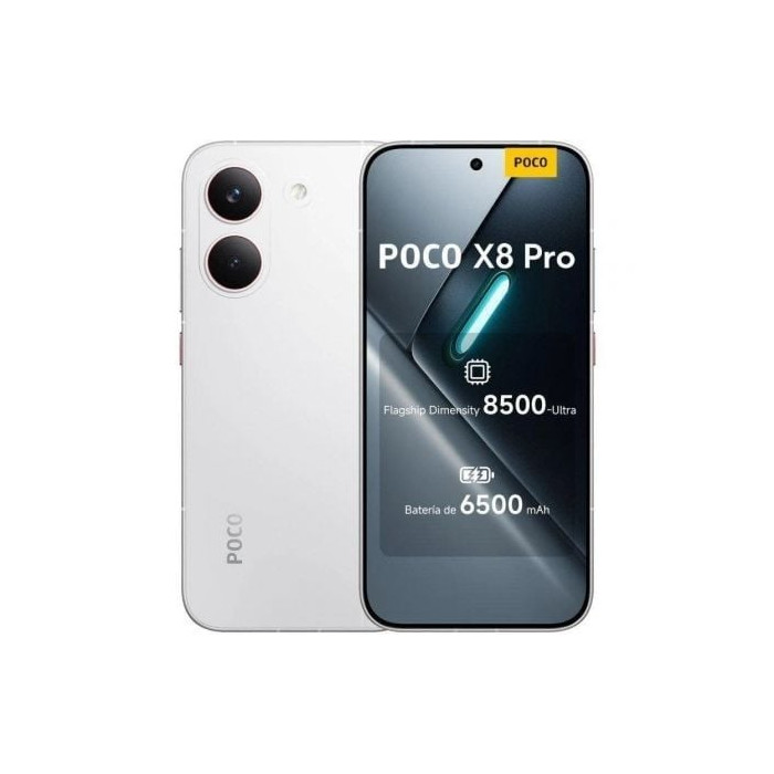 Smartphone Xiaomi POCO X8 Pro 8GB/ 512GB/ 6.59'/ 5G/ Blanco | Smartphones