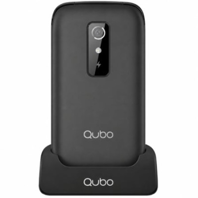 Teléfono Móvil Qubo P-220BKC 4G para Personas Mayores/ Negro | Básicos
