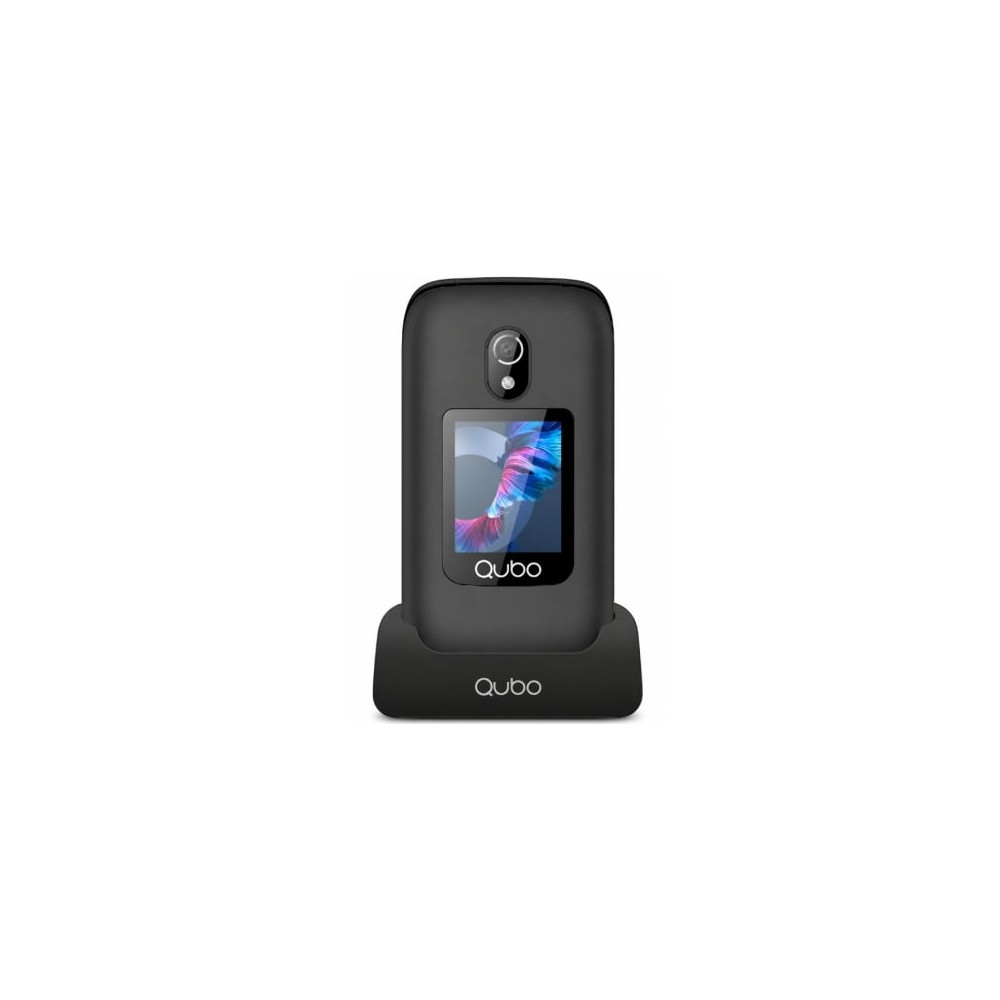 Teléfono Móvil Qubo P-221BKC 4G para Personas Mayores/ Negro | Básicos