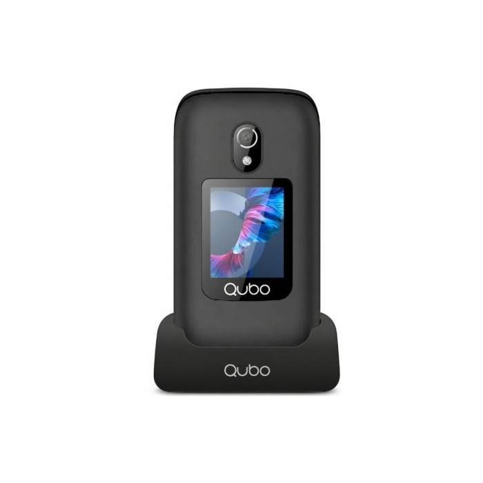 Teléfono Móvil Qubo P-221BKC 4G para Personas Mayores/ Negro | Básicos