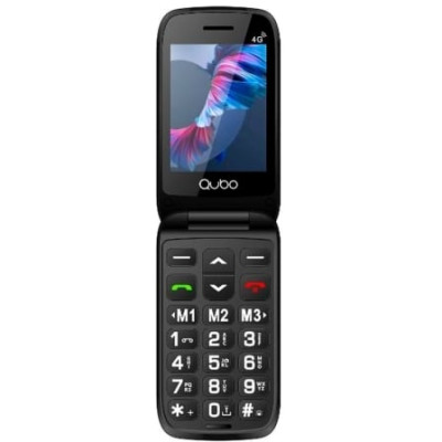 Teléfono Móvil Qubo P-221RD 4G para Personas Mayores/ Rojo | Básicos
